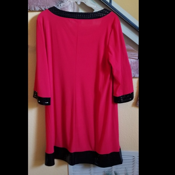 Unique Red Swing Dress - Picture 2 of 7